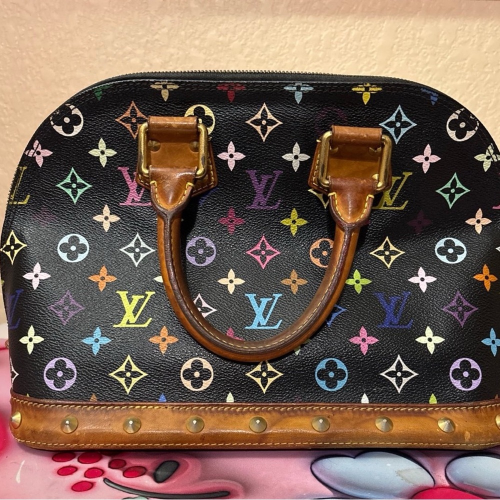 Louis Vuitton Alma multicolor handbag